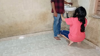 Bhabhi's thirst for cock satisfied by a young plumber in steamy Indian video